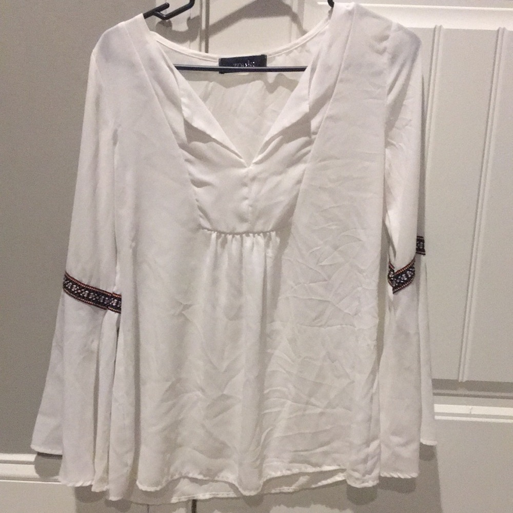 Flowey White Blouse